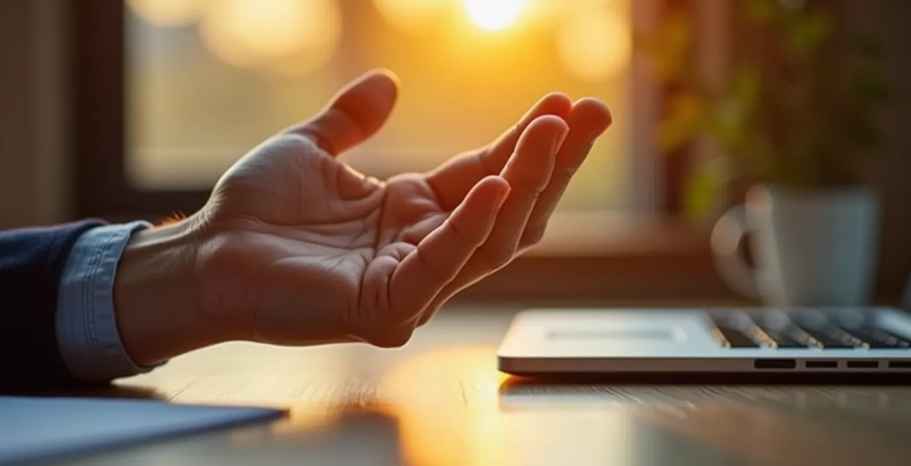 Primo piano del Monte di Venere sulla mano che mostra diversi livelli di sviluppo
